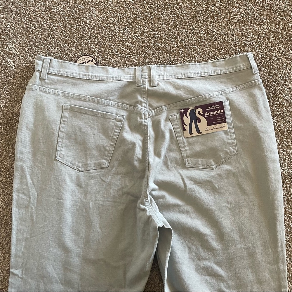 Gloria Vanderbilt Amanda Classic Original Flattering Jeans Womens 22W Straight - Picture 9 of 13